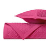 CLOVER Quilted Coverlet in Bright Pink by Home Treasures at Fig Linens and Home