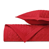 Thumbnail for CLOVER Quilted Coverlet in Bright Red by Home Treasures at Fig Linens and Home