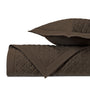 CLOVER Quilted Coverlet in Chocolate by Home Treasures at Fig Linens and Home