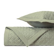 CLOVER Quilted Coverlet in Crystal Green by Home Treasures at Fig Linens and Home