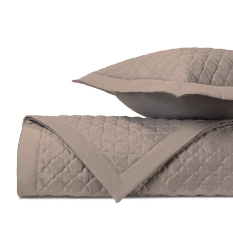 CLOVER Quilted Coverlet in Mist Gray by Home Treasures at Fig Linens and Home