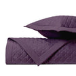 CLOVER Quilted Coverlet in Purple by Home Treasures at Fig Linens and Home