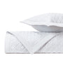 CLOVER Quilted Coverlet in White by Home Treasures at Fig Linens and Home