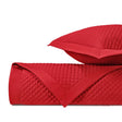 DIAMOND Quilted Coverlet in Bright Red by Home Treasures at Fig Linens and Home