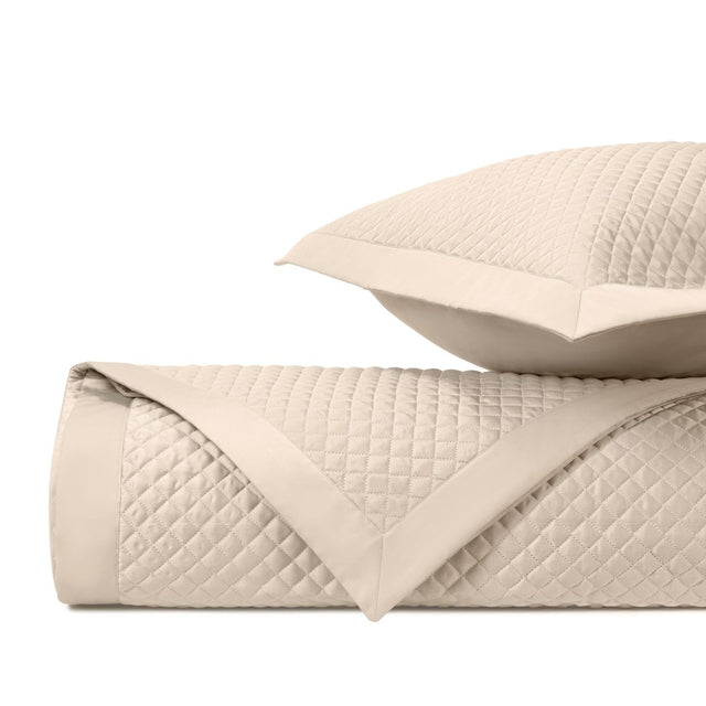 DIAMOND Quilted Coverlet in Caramel by Home Treasures at Fig Linens and Home