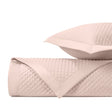 DIAMOND Quilted Coverlet in Light Pink by Home Treasures at Fig Linens and Home