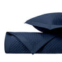 DIAMOND Quilted Coverlet in Navy Blue by Home Treasures at Fig Linens and Home