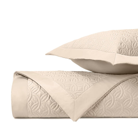 DUOMO Quilted Coverlet in Caramel by Home Treasures at Fig Linens and Home