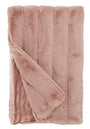 Posh Mink Rosewood Pink Throw - Fabulous Furs by Donna Salyers at Fig Linens and Home Folded