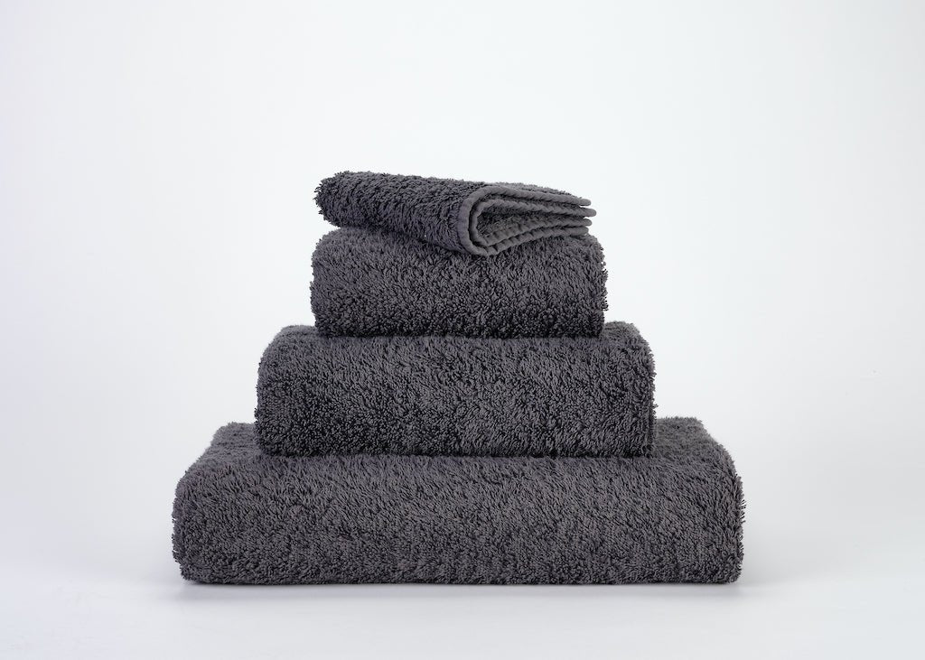 Fig Linens - Abyss and Habidecor Super Pile Hand Towels - Metal