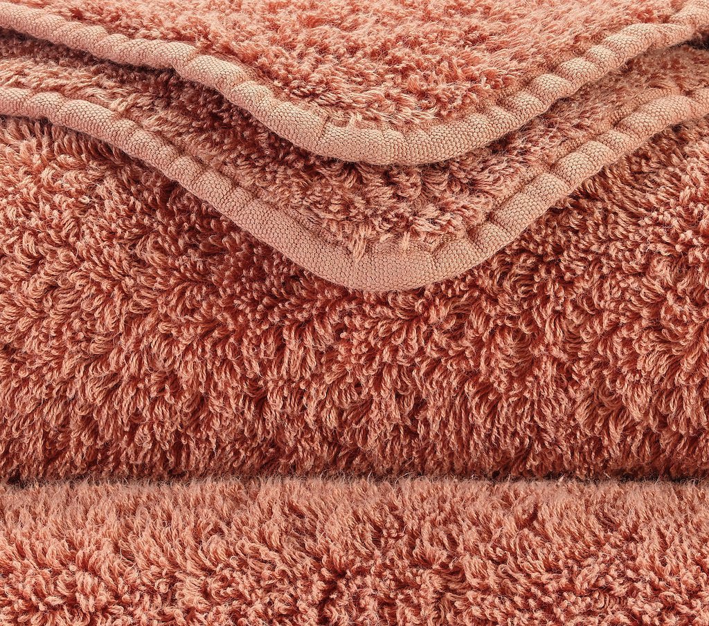 Fig Linens - Super Pile Washcloths by Abyss and Habidecor - Terracotta