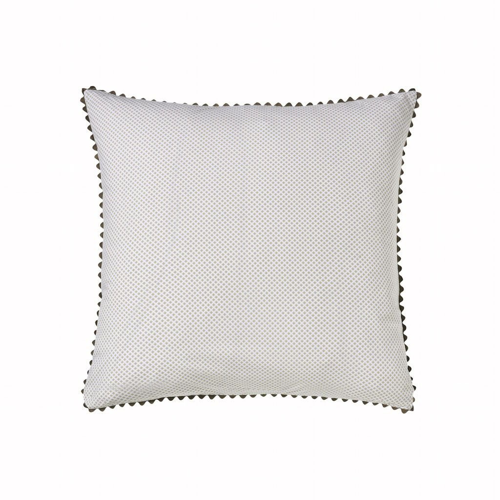 Fig Linens - Tresor Gold Bedding by Alexandre Turpault - Euro Sham - back