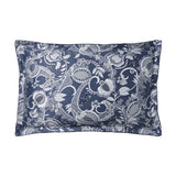 Fig Linens- Chandernagor Navy Bedding by Alexandre Turpault - Sham