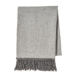 Nomade Grey Baby Alpaca Throw by Alexandre Turpault | Fig Linens