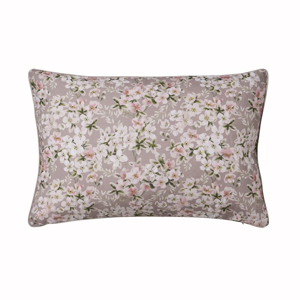 Bloom Beige Pink Pillow Cover by Alexandre Turpault | Fig Linens 