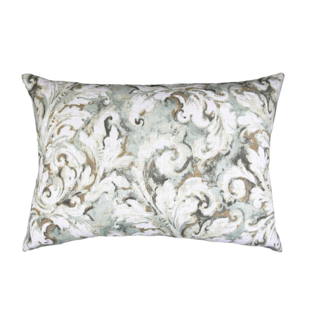 Acanthus Sage Pillow by Ann Gish | Fig Linens and Home