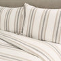 Beach Stripe Ivory & Sand Bedding by Ann Gish | Fig Linens