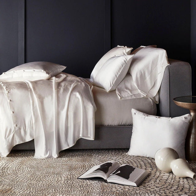 Charmeuse Basics Silk Duvet Cover by Ann Gish | Fig Linens