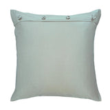 Frost Charmeuse Pillow with French Knots by Ann Gish | Fig Linens