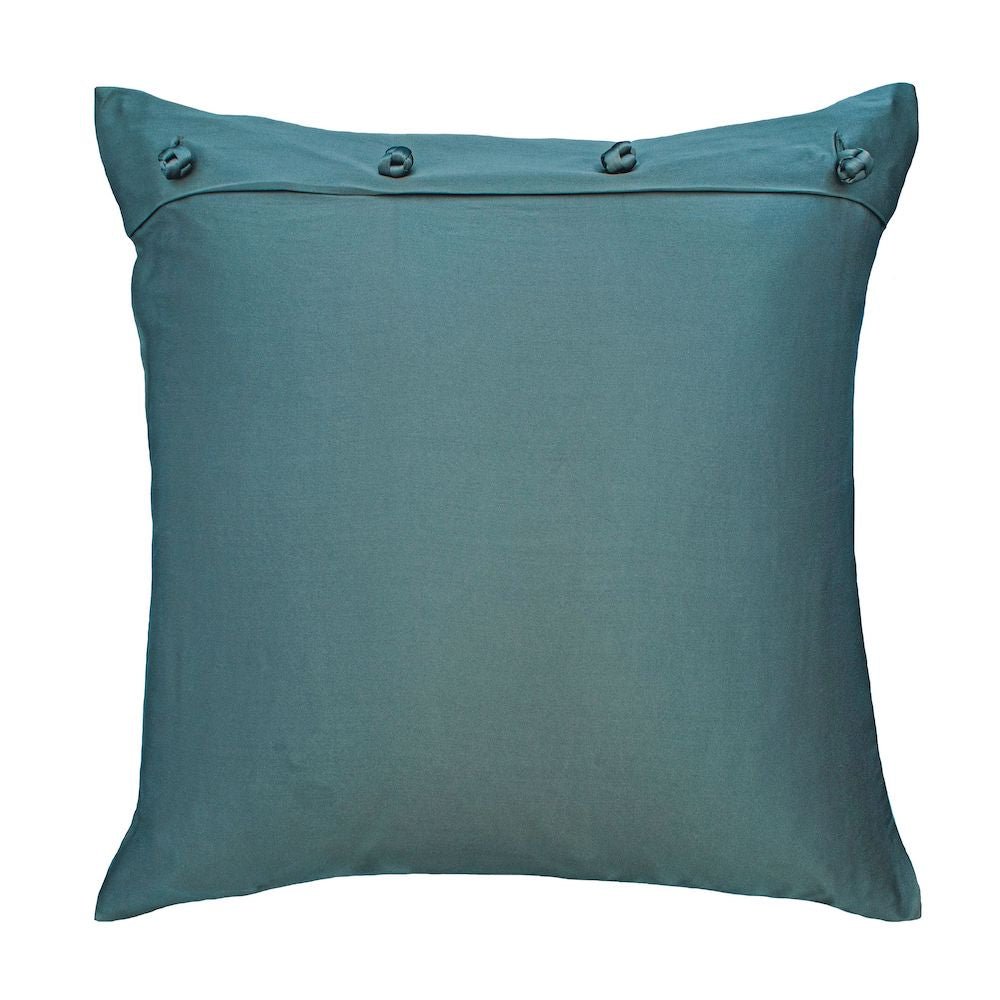 Water Charmeuse Pillow with French Knots by Ann Gish | Fig Linens