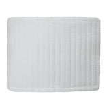 White Charmeuse Channel Quilted Box Spring Covers by Ann Gish - Fig Linens