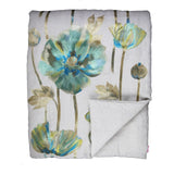 Opium Azure Throw by Ann Gish | Fig Linens