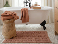 Thumbnail for Mosaic Canyon Adobe Organic Bath Rugs by Coyuchi | Fig Linens