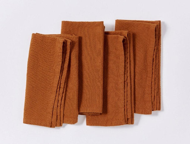 Sonoma Rust Organic Napkins by Coyuchi | Fig Linens and Home