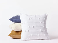 Thumbnail for Alpine White Alma Pillow Cover by Coyuchi | Fig Linens