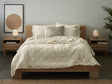 Fig Linens - Undyed Diamond Stitched Organic Cotton Comforter by Coyuchi - Lifestyle