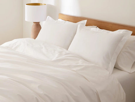 Alpine White Heritage Organic Percale Sheet Sets by Coyuchi