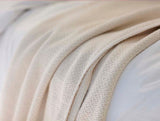 Fig Linens and Home - Ivory Honeycomb Organic Blanket by Coyuchi - 100% Cotton Fair Trade