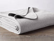 Pewter Honeycomb Organic Blanket by Coyuchi | Fig Linens