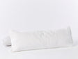 Alpine White Organic Relaxed Linen Lumbar Pillow by Coyuchi