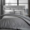 Luce Silver Lurex Jacquard Bedding by Dea Linens | Fig Linens 