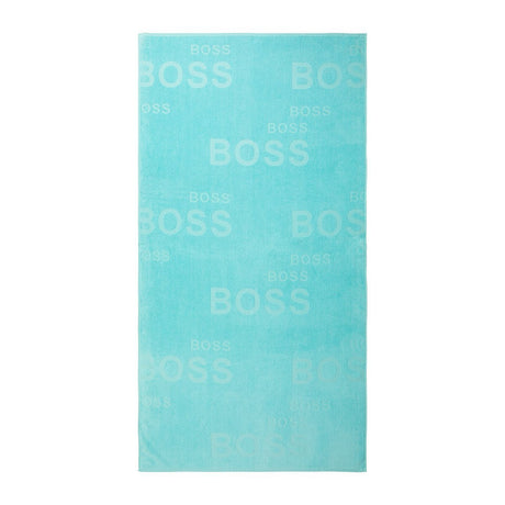 Fig Linens - Coast Lagoon Sculpted Beach Towel by Hugo Boss