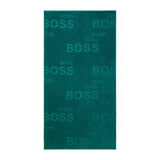 Fig Linens - Coast Teal Beach Towel by Hugo Boss