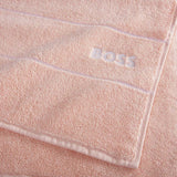 Fig Linens - Plain Primrose Bath Towels by Hugo Boss - Closeup