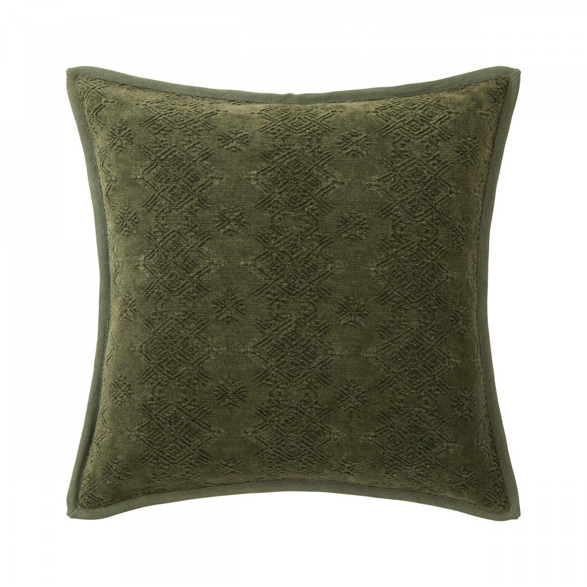 Syracuse Kaki Square Decorative Pillow by Iosis | Fig Linens