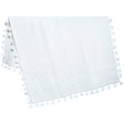 Sahati White Throw by John Robshaw | Fig Linens and Home