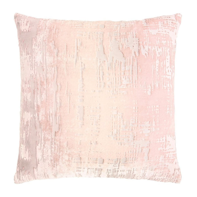 Fig Linens - Brush Stroke Blush Velvet Pillows by Kevin O'Brien Studio