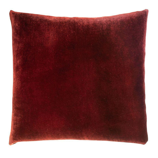 Paprika Ombre Velvet Pillow by Kevin O'Brien Studio | Fig Linens