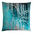 Pacific Willow Metallic Decorative Pillow by Kevin O'Brien Studio