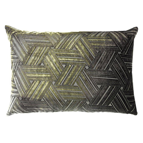 Fig Linens -Oregano Entwined Velvet Decorative  Pillow by Kevin O'Brien Studio 