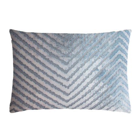 Fig Linens - Dusk Chevron Velvet Pillows by Kevin O'Brien Studio