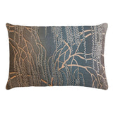 Gunmetal Willow Metallic Throw Pillow by Kevin O'Brien Studio - Fig Linens