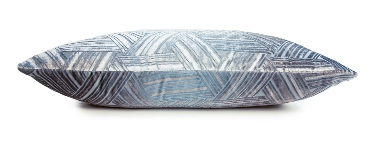 Fig Linens - Dusk Entwined Velvet Pillow by Kevin O'Brien Studio - Side