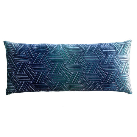 Shark Entwined Velvet Large Boudoir Pillow by Kevin O'Brien Studio | Fig Linens