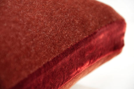 Fig Linens - Paprika Mohair Pillow by Kevin O'Brien Studio - Details