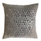 Fig Linens - Triangles Velvet Nickel Pillows by Kevin O’Brien Studio